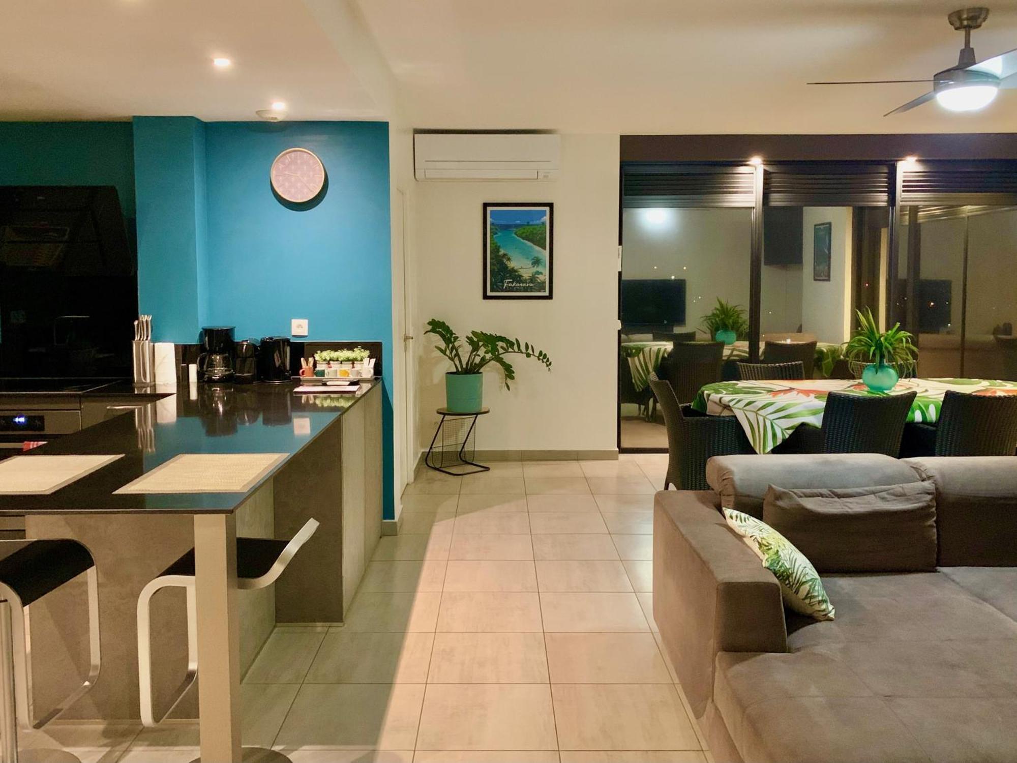 Kaili Ocean View Luxury 2Br Ac Throughout Fiber Wifi & Pool Appartement Papeete  Buitenkant foto